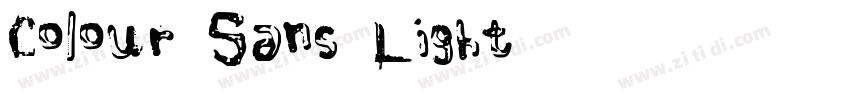 Colour Sans Light字体转换